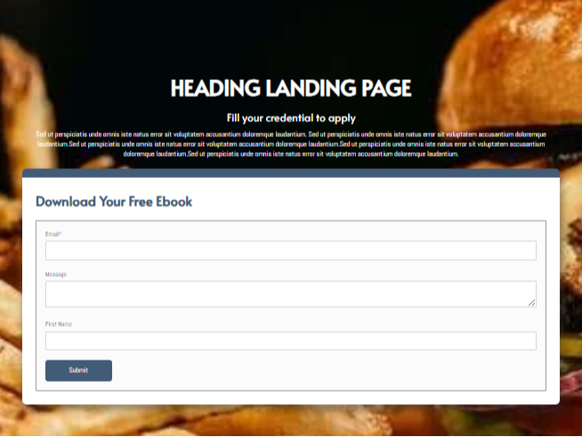 Landing Page