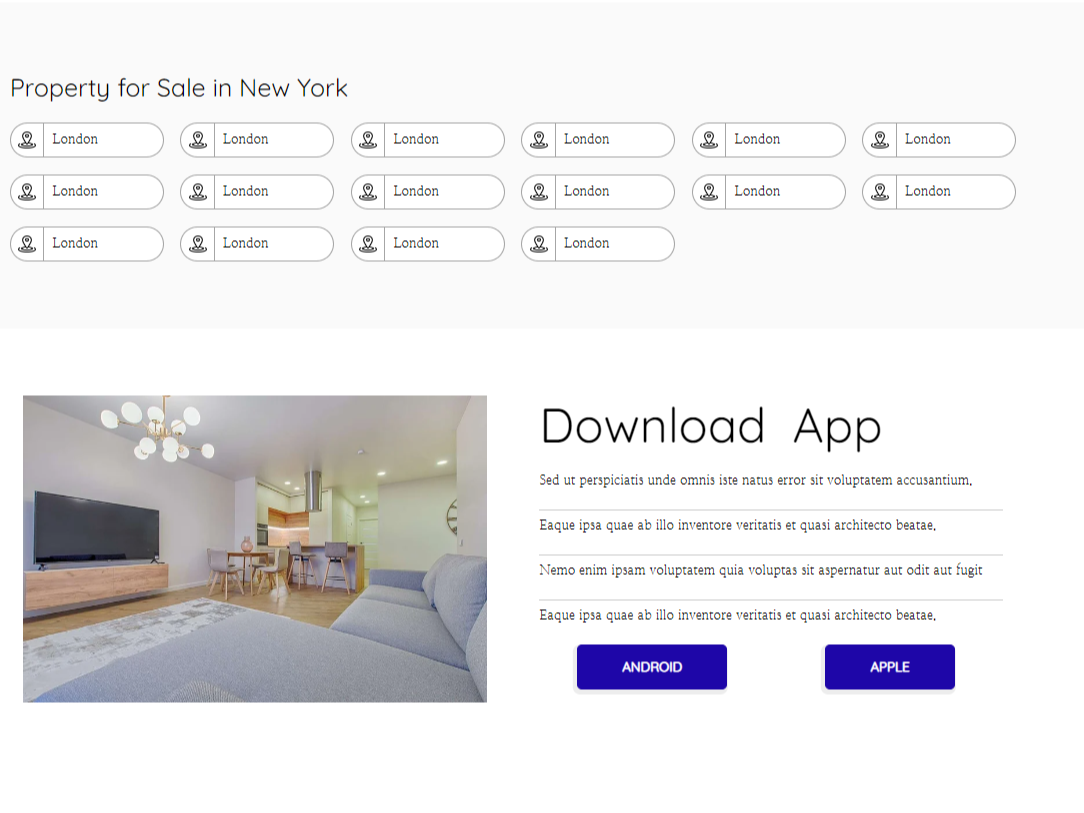 Categories and CTA Section